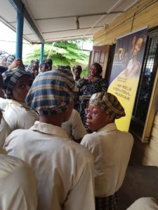 Girls eager to register for HIGH IMPACT  