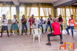 Dance Training Session for Award Day.